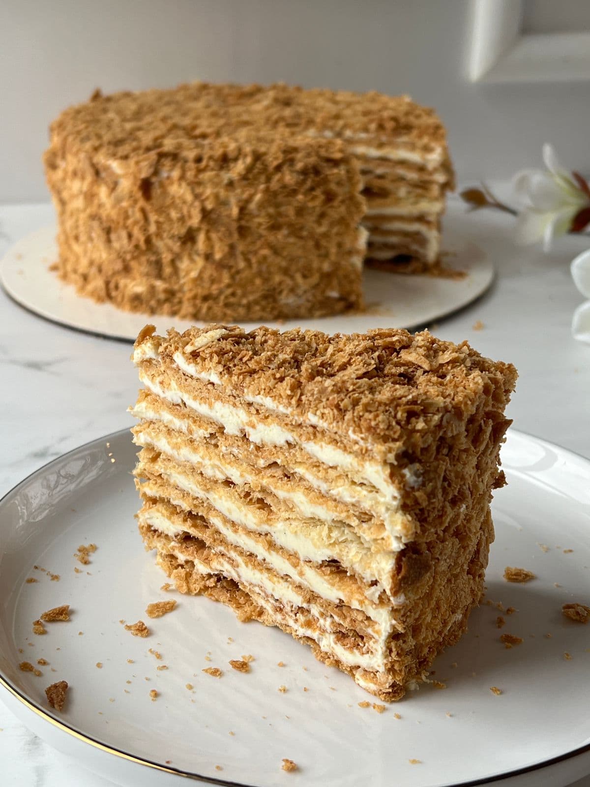 Torte „Napoleon“ knusprig